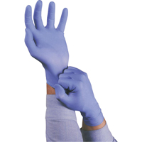 TouchNTuff&reg; 92-675 Gloves, Small, Nitrile, 5-mil, Powder-Free, Blue Absolute Business Supply
