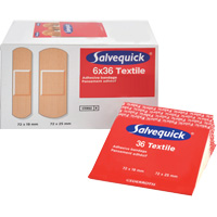 Syst&egrave;mes de distribution de bandages Salvequick - recharges st&eacute;riles, Rectangulaire/carr&eacute;e, Tissu, St&eacute;rile Absolute Business Supply