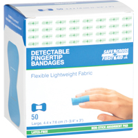 Bandages, Fingertip, 3", Fabric Metal Detectable, Sterile Absolute Business Supply