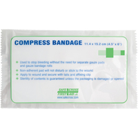 Compress Bandages, Crepe Tails, Cut to Size L x 4-1/2" W Absolute Business Supply