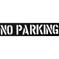 Parking Lot Stencils, English, 12" Absolute Business Supply