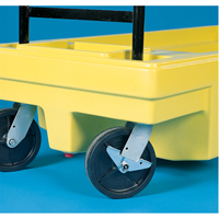 Chariots Poly-Spillcart, 66,5" lo x 29" la x 43,9" h, Cap. de d&eacute;versement 57 gal. US Absolute Business Supply
