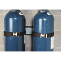 Wall Mount Double Gas Cylinder Support Bracket Absolute Business Supply