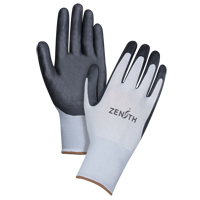 Gants l&eacute;gers enduits et respirants, 9/Grand, R&ecirc;vetement Mousse de nitrile, Calibre 13, Enveloppe en Polyester Absolute Business Supply