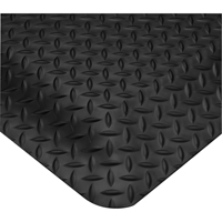 Smart No. 497 Mats, Diamond, 2' x 3' x 5/8", Black, PVC Absolute Business Supply