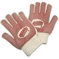 Red Brick&reg; Reversible Terrycloth Gloves, Cotton, Double Sided, 10 Gauge, Large Absolute Business Supply