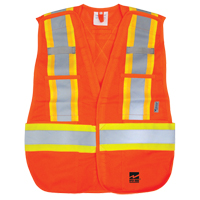 Veste d&eacute;tachable Open Road, Orange haute visibilit&eacute;, Polyester Absolute Business Supply