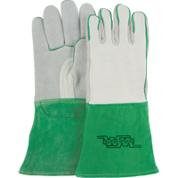Gants de soudage robustes, Cuir de vache refendu, Taille Moyen Absolute Business Supply