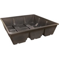 IBC Sump Bin, 385 US gal. Spill Capacity, 76" x 76" x 20" Absolute Business Supply