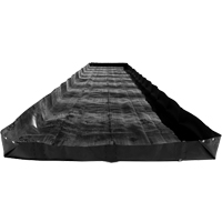 Economy Berms, 748 gal. Capacity, 10' W x 10' L x 12" H, L-Bracket Absolute Business Supply