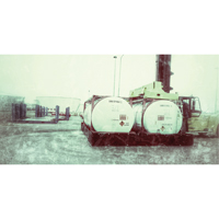 Single ISO Tank Berm, 3590 gal. Capacity, 24' W x 10' L x 24" H, L-Bracket Absolute Business Supply