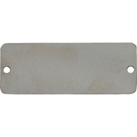 Blank Tags, Stainless Steel, 2" W x 1" H Absolute Business Supply