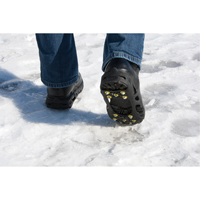 Semelle antid&eacute;rapante robuste pour la glace, Acier, Traction Crampon, Moyen Absolute Business Supply