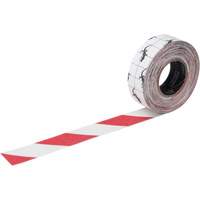 Ruban antid&eacute;rapant de premi&egrave;re qualit&eacute;, 2" x 60', Rouge & blanc Absolute Business Supply