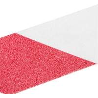 Ruban antid&eacute;rapant de premi&egrave;re qualit&eacute;, 2" x 60', Rouge & blanc Absolute Business Supply