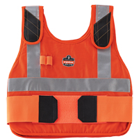 6215HV Phase Change Cooling Vests, Small/Medium, Orange Absolute Business Supply