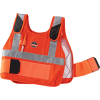 6215HV Phase Change Cooling Vests, Small/Medium, Orange Absolute Business Supply