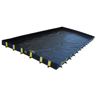 Bermes Rigid-Lock QuickBerm, Capacit&eacute; 1795 gal., 12' la x 20' lo x 12" h, Paroi &agrave; piquets Absolute Business Supply