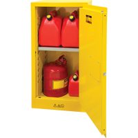 Armoire pour produits inflammables, 16 gal., 1 Porte(s), 23" La x 44" h x 18" p Absolute Business Supply