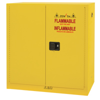Armoire pour produits inflammables, 24 gal., 2 Porte(s), 43" La x 44" h x 12" p Absolute Business Supply