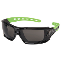 Z2500 Series Safety Glasses with Foam Gasket, Grey/Smoke Lens, Anti-Scratch, ANSI Z87+/Meets/Exceeds CSA Z94.3 Absolute Business Supply
