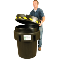 Ultra-Recycled Overpack&reg; Salvage Drum, 95 gal., Stationary Absolute Business Supply