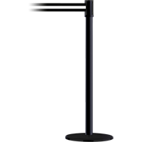 Poteau receveur robuste &agrave; ligne double, Hauteur de 38", Jaune Absolute Business Supply
