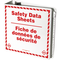 Reliures pour fiches de donn&eacute;es de s&eacute;curit&eacute; Absolute Business Supply