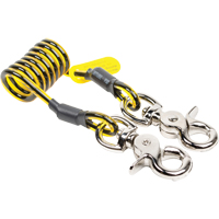 Sangle d'amarrage spirale pour outil, Spirale, Clavette double Absolute Business Supply