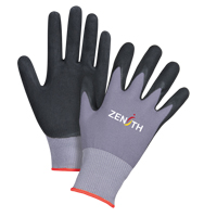 ZX-1 Premium Touchscreen Compatible Gloves, 6/X-Small, Foam Nitrile Coating, 15 Gauge, Nylon Shell Absolute Business Supply