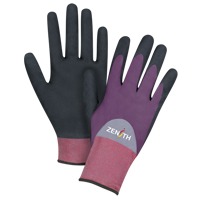 Gants enduits de premi&egrave;re qualit&eacute; ZX-2, 10/T-Grand, R&ecirc;vetement Nitrile/Mousse de nitrile, Calibre 18, Enveloppe en Nylon Absolute Business Supply