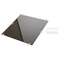 Flat Mirror, 18" H x 30" W, Unframed Absolute Business Supply