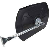Roundtangular Convex Mirror with Telescopic Arm, 12" H x 18" W, Indoor/Outdoor Absolute Business Supply