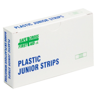 Junior Strips Bandages, Rectangular/Square, 1-1/2", Plastic, Non-Sterile Absolute Business Supply