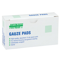 Gauze , Pad, 3" L x 3" W, Sterile, Medical Device Class 1 Absolute Business Supply