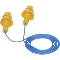 E-A-R Ultrafit Premolded Earplugs, Corded, Bulk - Polybag, 25 dB NRR, One-Size Absolute Business Supply