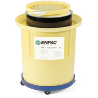 Poly-Collector 66 avec baril en acier, 32,5" dia. x 42" h, Cap. de d&eacute;versement 70 gal. US Absolute Business Supply