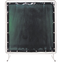 &eacute;cran et cadre pour soudage, Vert, 5' x 5' Absolute Business Supply
