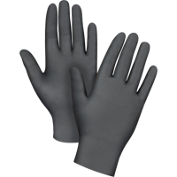Gants jetables de calibre m&eacute;dical r&eacute;sistants &agrave; la perforation, Petit, Nitrile, 5 mils, Sans poudre, Noir, Classe 2 Absolute Business Supply