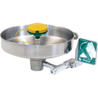 Axion&reg; Eye/Face Wash Station, Wall-Mount Installation, Stainless Steel Bowl Absolute Business Supply