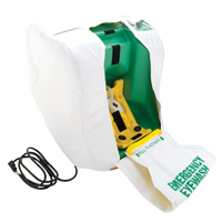 Poste de douche oculaire portable et chauff&eacute;, Aliment&eacute; par gravit&eacute;, Capacit&eacute; 16 gal., Conformit&eacute; ANSI Z358.1 Absolute Business Supply