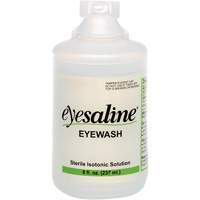 Saline Eyewash Bottles, Full Bottle, 8 oz. Absolute Business Supply