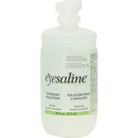 Saline Eyewash Bottles, Full Bottle, 16 oz. Absolute Business Supply