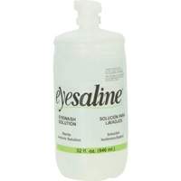 Saline Eyewash Bottles, Full Bottle, 32 oz. Absolute Business Supply