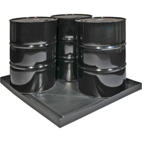 Econo Spill Shells, 51" L x 47" W x 5" H, 36 US gal. Spill Capacity Absolute Business Supply