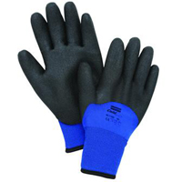 Gants North Northflex Cold Grip, 8/Moyen, R&ecirc;vetement PVC, Calibre 15, Enveloppe en Nylon Absolute Business Supply