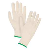 Standard-Duty String Knit Gloves, Poly/Cotton, 7 Gauge, Medium Absolute Business Supply