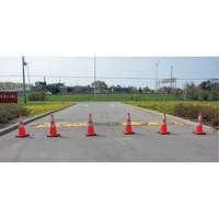 Traffic Cone, 28", Orange, 4" & 6" Reflective Collar(s) Absolute Business Supply