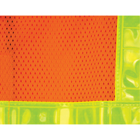 5-Point Tear-Away Traffic Safety Vest, High Visibility Orange, Medium, Polyester Absolute Business Supply