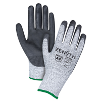 Gants &eacute;lastiques sans coutures r&eacute;sistants &agrave; la coupe, Taille Moyen/8, Calibre 13, Rev&ecirc;tement Polyur&eacute;thane, Enveloppe en PEHP, ANSI/ISEA 105 niveau 4/EN 388 niveau 5 Absolute Business Supply
